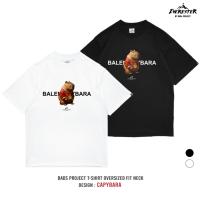 ราคา EVERESTER เสื้อไซส์ใหญ่ คอฟิต อก 56-60" เสื้อยืด Capybara ผู้ชาย เสื้อคนอ้วน สีขาว Bexp (43006357127)