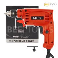 ราคา MILY สว่าน สว่านมือ สว่านไฟฟ้า สว่านไขควง 2หุน รุ่น MT-651 เจาะไม้ เหล็ก กระเบื้องได้ ปรับหมุนซ้าย-ขวา (14114963755)