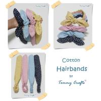 ราคา Tommy Crafts ผ้าคาดผมโบว์ผ้าคอตตอน ลายดอกไม้เล็กๆ ไซส์เด็ก/ไซส์ผู้ใหญ่ Little floral printed cotton Hairbands (22823932868)