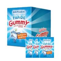 ราคา Biopharm Fish oil gummy jelly ผสมนำ้มันปลา กลิ่นส้ม ขนาด 50 กรัม (5948555311)