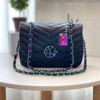 ราคา ♥️ พร้อมส่ง​ ​ มาม่อนสีดำไทเท​ กระเป๋า​ LYN​ สะพายข้างสายโซ่ (41770362543)