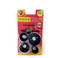 ราคา IRONFOX ชุดเจาะลูกบิดประตู 5ตัว/ชุด ชุดโฮลซอว์ สว่านเจาะประตู ลูกบิด เจาะไม้ (7878994307)