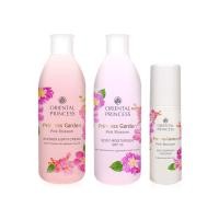 ราคา (เซ็ต3ชิ้นตัวหอม)Oriental Princess Garden Pink Blossom Shower 250ml + Pink Blossom Moisturiser 250ml + Deodorant 70ml. (22158936118)