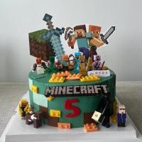 ราคา เค้กมายคราฟ โมเดลมายคราฟ มายคราฟ เลโก้มายคราฟ ตกเเต่งเค้กมายคราฟ (24940373922)