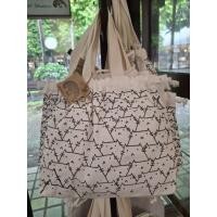 ราคา ถุงผ้าน้องแมวเพ้นท์มือ (44306168862)