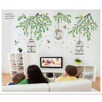 ราคา Transparent wall sticker สติ๊กเกอร์ติดผนัง กิ่งไม้กรงนกเลิฟเบิร์ด (กว้าง127cm.xสูง65cm.) (3117359069)