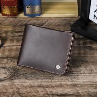 ราคา CONTACT'S กระเป๋าสตางค์หนังแท้ขนาดเล็กสําหรับผู้ชาย RFID ผู้ถือบัตรคลิปเงินบางชายกระเป๋าสตางค์กระเป๋าผู้ชายกระเป๋าสตางค์กระ (26255022684)