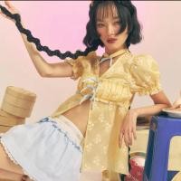 ราคา [ส่งต่อ]Mitr Bao blouse สีเหลือง ไซส์ S (28634924539)