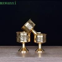 ราคา ถ้วยถวายทองเหลือง MXWANXI ถ้วยเทพเจ้าทองแดงทองแดงบริสุทธิ์ (27940828047)