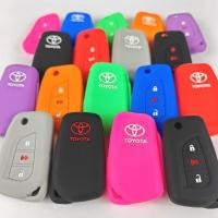 ราคา ซิลิโคนรีโมท รถยนต์ Toyota Revo, Altis 2014 กุญแจพับ(Smart Key) เคสรีโมท เคสกุญแจ (22562219874)