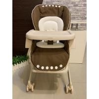 ราคา เก้าอี้ไฮแชร์ (เก้าอี้ทานข้าว & เปลไกว) ยี่ห้อ Aprica สีน้ำตาลครีม พร้อมเบาะรอง (3363157831)