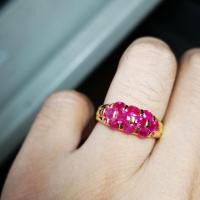 ราคา แหวนพลอยทับทิมพม่าแท้ (2297439554)