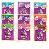 ราคา [1ซอง] อาหารเปียกวิสกัส Whiskas เพาซ์แมววิสกัส วิสกัสอาหารเปียก 80กรัม (24364784111)