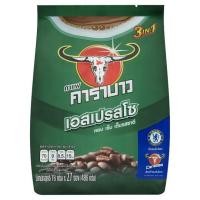ราคา สินค้าขายดี!! คาราบาว ทรีอินวัน เอสเปรสโซ กาแฟปรุงสำเร็จชนิดผง 18กรัม x 27 ซอง Carabao 3 in 1 Espresso Instant Coffee P (5864909351)