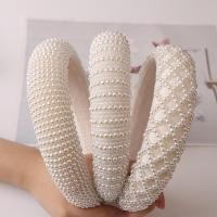 ราคา กว ้ าง Brim Pearl Hairband ผู ้ หญิง Elegant สีขาว Full Pearl Headband เจ ้ าสาวผม Hoop อุปกรณ ์ เสริมผม (16822076804)