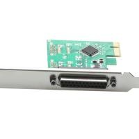 ราคา PCIE Parallel Port Expansion Card PCI Express to DB25 LPT Converter Adapte (9009178515)