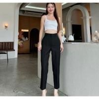 ราคา กางเกงทำงารหัส88/สีดำกระบอกเล็กมือสอง/sizeLเอว29-30ความยาว36/สะโพก38-39 (40620939289)