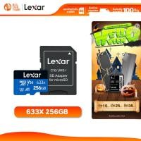 ราคา LEXAR MicroSD 633x 256GB UHS-I U3 V30 (ไมโครเอสดีการ์ด) wAdapter RW100/45MB/s : LXR-LSDMI256BB633A (27136809443)