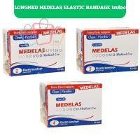 ราคา Longmed Medelas Elastic Bandage ผ้ายืดพันเคล็ด มี 3ขนาด 2นิ้ว,3นิ้ว,4นิ้ว [1 กล่อง 12ม้วน] (26491586885)