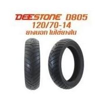 ราคา DEESTONE ยางนอก มอเตอร์ไซค์ 120/70-14 รุ่น D805 TL ไม่ใช้ยางใน ดีสโตน (26807726849)