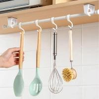 ราคา 888 ราวแขวน หมุนได้ 360 องศา ตะขอติดผนังแบบไม่ต้องเจาะ ราวอเนกประสงค์ (26667238357)