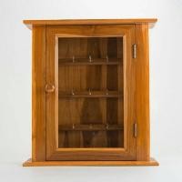 ราคา ตู้แขวนกุญแจไม้สัก ตู้กุญแจ สีไม้สัก (2711897498)