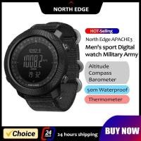 ราคา NORTH EDGE Mens Smart Watch Army นาฬิกาเข็มทิศ Altimmeter บารอมิเตอร์ Pedometer วิ่งดิจิตอล Smartwatch กันน้ํา 50 M (51450010654)