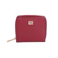 ราคา Guy Laroche กระเป๋าสตางค์พับสั้นซิปรอบ รุ่น MILDLY - สีแดง (29329557653)
