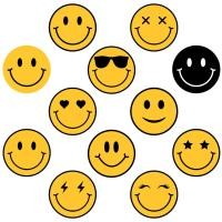 ราคา ตัวรีดติดเสื้อ F.168 set.3 Smile หน้ายิ้มหน้ากลม แผ่นฟิล์มรีดร้อน รีดง่าย (21192232226)
