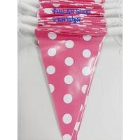 ราคา ธงลายจุดชมพูธงงานแต่งธงจัดร้านธงราวธงงานวัดธงร้านอาหารธงทิวธงประดับตกแต่งธงร้านกาแฟธงงานบวชธงราวสามเหลี่ยมธงราวแบบจุด (29103299225)