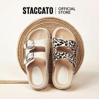 ราคา Staccato Women's Platform Birkenstock Sandals รองเท้าแตะ Birkenstock ผู้หญิง พื้นหนา L7972 (26138708722)