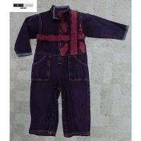 ราคา ชุดหมียีนส์เด็ก ชุดหมีแฟชั่น baby bear suit ชุดหมีเด็ก มือ 2 ของญี่ปุ่นไซส์ 80 (23016019082)