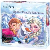ราคา Tenyo Made In Japan จิ๊กซอว์ 108 ชิ้น - Disney S Anna And The Snow Queen Anna, Elsa & Olaf 18.2X25.7Cm... (44364959264)