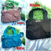 ราคา GANTUNGAN Kipling travel mini / tote / กระเป๋าสะพาย Kipling - FREE IRON HANGER - ORIGINAL 8214 (8632272019)