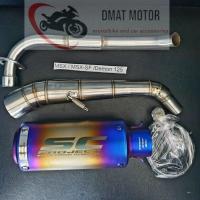 ราคา คอท่อสแตนเลส Honda MSX MSX-SF Demon125 พร้อม ปลายท่อ SC กระป๋องสีไทเท เสียงแน่น งานสวยแข็งแรง (29534992612)