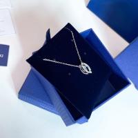 ราคา แท้ พร้อมส่งSWAROVSKI Swarovski Sparkling Dance necklace Green, Rhodium plated 5485721 (42362036921)