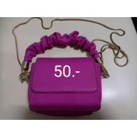 ราคา กระเป๋าแฟชั่นสีชมพูอ่อน,ชมพูบานเย็น สภาพดี (28191796122)