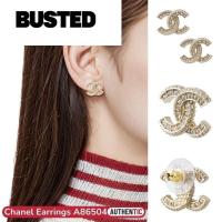 ราคา ชาแนล Chanel Earrings Gold ต่างหู A86504 Silver (43372544463)
