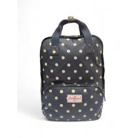 ราคา เป้ Cath Kidston แท้ ลายpolka dot สีกรมเทา มือสอง (29302229927)