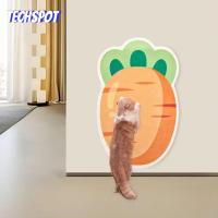ราคา เทคอต แผ่นลับเล็บแมว,แผ่นลับเล็บแบบแขวนติดผนังทนต่อการสึกหรอ,ติดตั้งง่ายออกแบบการ์ตูนกาวตนเองหนาพิเศษที่ลับเล็บแมวแนวตั้งบ้าน (40423509279)