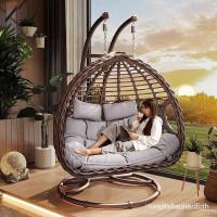 ราคา กลางแจ้งแกว่งเก้าอี้สวนคู่เครื่องร่อนเก้าอี้ในร่มตาข่ายเก้าอี้รังนกเก้าอี้หวายเก้าอี้โยก (44020037429)