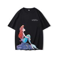 ราคา เสื้อยืดใหม่Disney The Little Mermaid ขนาดใหญ่สไตล์เกาหลี ขนาดเต็มS-3XL (22362276711)