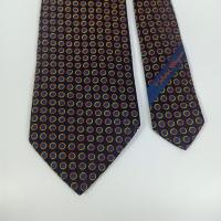 ราคา เนคไท มือสอง Salvatore Ferragamo Silk Tie Brown Dot Design Made in Italy (42567548013)