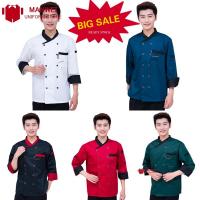 ราคา แขนยาวสีขาวเชฟแจ็คเก็ตเชฟเสื้อเชฟเครื่องแบบ เสื้อผู้หญิง พ่อครัว // โรงแรมครัวร้านอาหาร (22176548964)