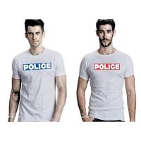 ราคา Police Extrasize เสื้อยืด ทรง Slim fit พอดีตัว สีขาว ใส่ได้ทั้งผุ้ชาย/ผู้หญิง (2620205782)
