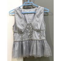 ราคา เสื้อครอปไม่มีแขนสีเทาเงิน ผ้ามุ้งมิ้งค์ฟุ้งฟิ้ง ซิปข้างปักมุขมีวิ้งๆในเนื้อผ้า สวยน่ารัก อก 32-36 ยาว 21 นิ้ว (22132230259)