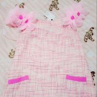 ราคา เดรสสีชมพูหวานแหว งานป้าย arista (1250733213)