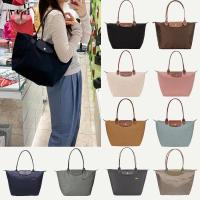 ราคา แท้ % Longchamp le Pliage Tote Bag ไซส์ M(L) หูยาว - กระเป๋าโททขนาดใหญ่ กระเป๋าสะพายข้าง หูหิ้วยาว (42822445905)