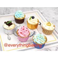ราคา ถ้วยคัพเค้ก ถ้วยอบเค้ก 50 ใบ สีเงิน สีทอง ✨ (4232991974)