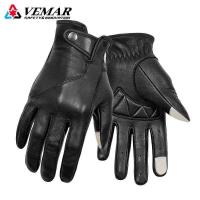 ราคา Vemar ถุงมือหนังแพะ ของแท้ สไตล์วินเทจ สไตล์ฤดูใบไม้ผล (28255866414)